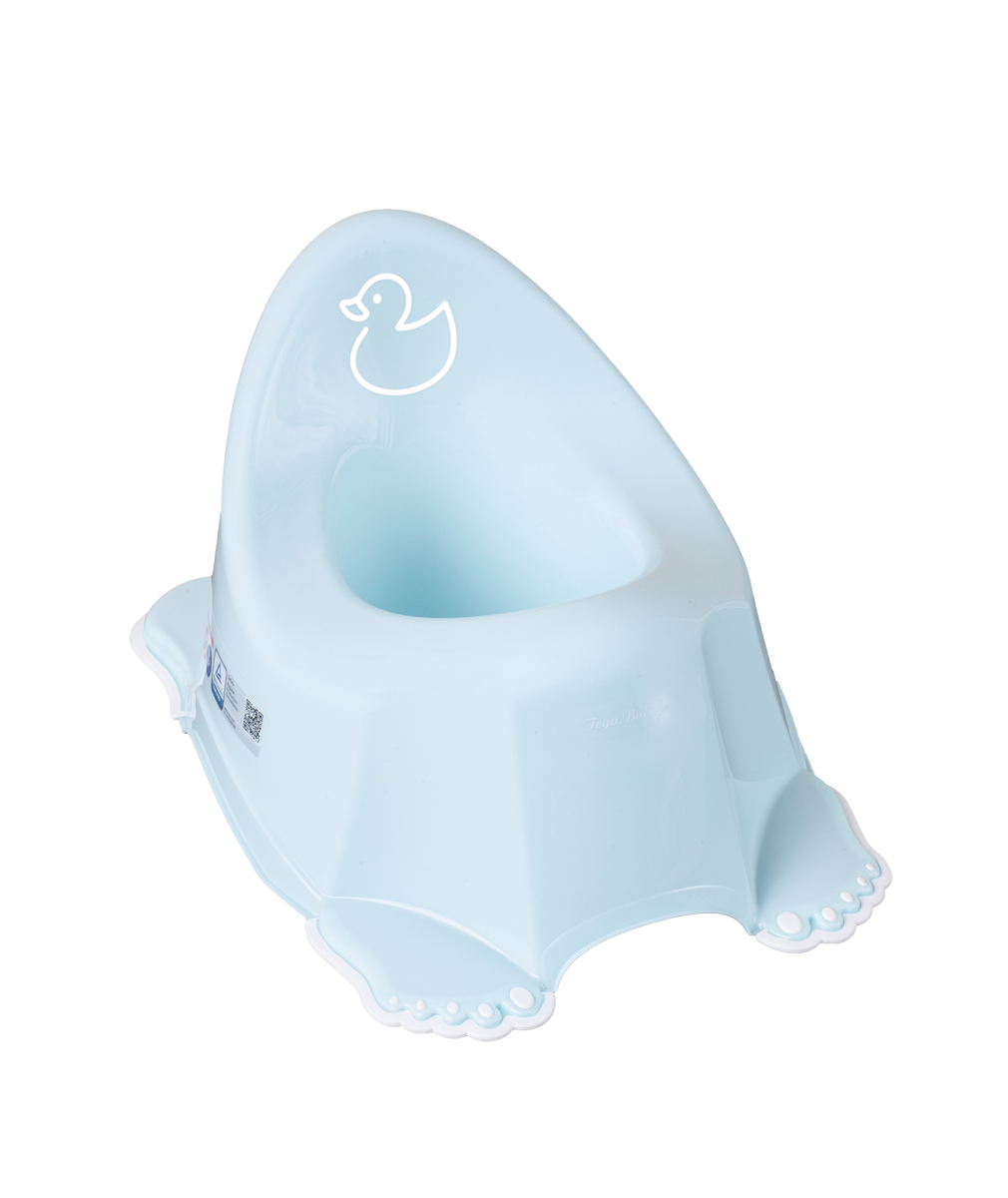 Dětský nočník Kačenka s hudbou – protiskluzový nočník pro děti, sv. modrý