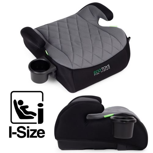 Dětský podsedák do auta i-Size s držákem na nápoje pro výšku 125–150 cm