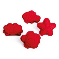 Bigjigs Toys Silikonové formičky červené Cherry (1)