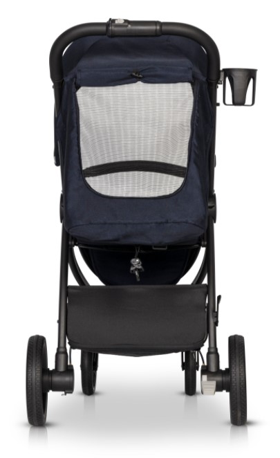 EURO CART Moderní sportovní kočárek Corso 2021 - granát, nosnost až 22 kg