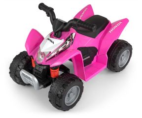 Honda TRX 250X – dětská elektrická čtyřkolka 6V s akumulátorem - růžová (5)
