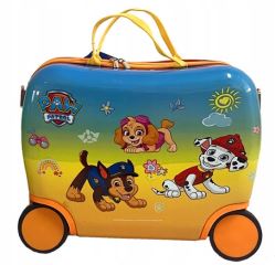 Dětský kufr na kolečkách Tlapková patrola – cestovní kufřík Paw Patrol, 28 l, žlutý