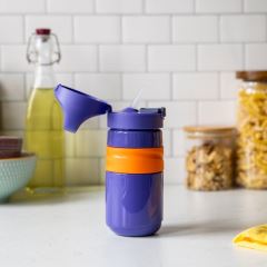 Dětský bidon Tommee Tippee Flip Top nekapající 500 ml, 18m+, fialový (6)