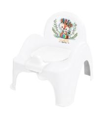 Tega Baby Nočník/židlička s melodií Liška - bílý Tega Baby Nočník/židlička s melodií Liška - bílý