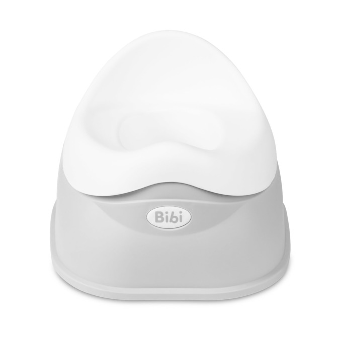 Dětský nočník Bibi s vyjímatelnou vložkou – ergonomický, protiskluzový - šedý
