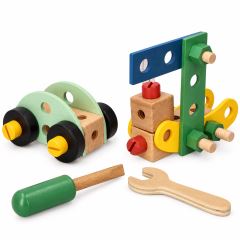 Dřevěná konstrukční sada pro děti, 40 dílů Adam Toys Dřevěná konstrukční sada pro děti, 40 dílů Adam Toys
