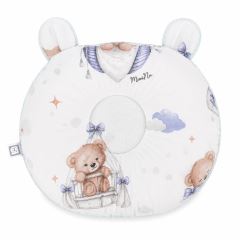 Kojící polštář na ruku Bavlna/Minky, Medvídci, modří (4)