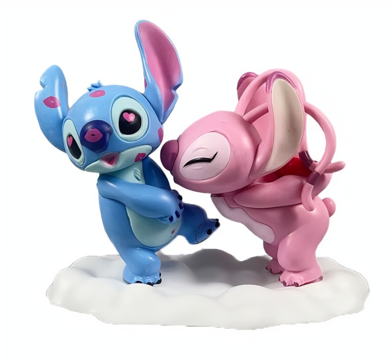 Sada figurek Lilo a Stitch se stojanem