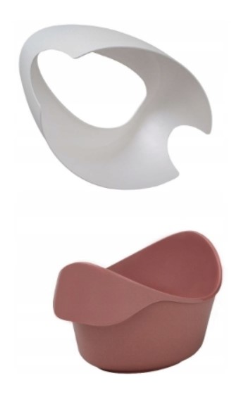 Oboustranný, ergonomický nočník Teggi, béžový