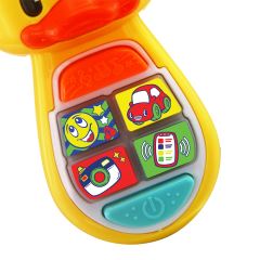 Telefon pro nejmenší se zvukem a světlem kačena (450723)