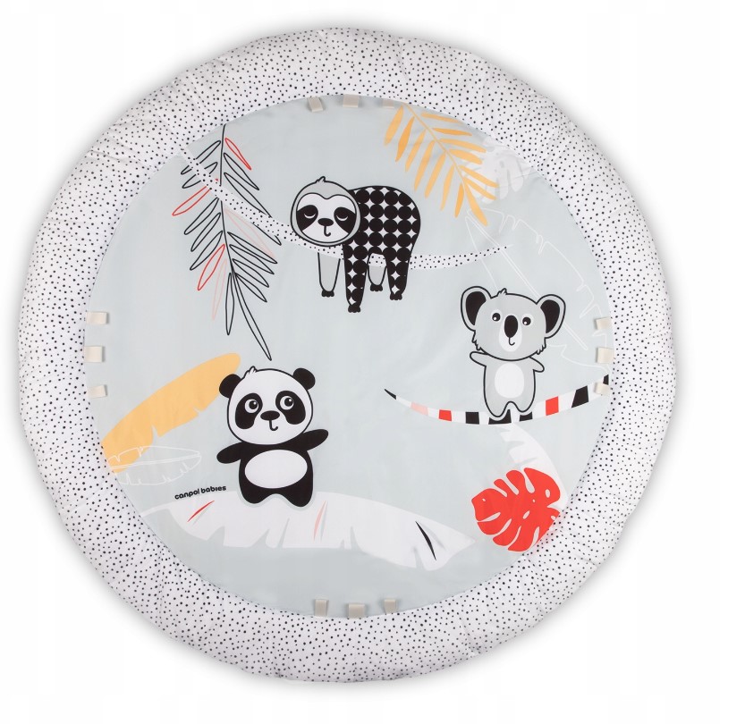 Vzdělávací hrací deka Canpol Babies se zrcátkem, Babies BOO Panda