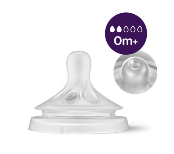 Kojenecká láhev Natural Avent, Response s ventilem AirFree, 125 ml
