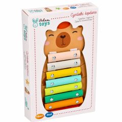Dřevěné cimbálky Kapybara Adam Toys – dětský hudební nástroj se 8 tóny, 18m+ Dřevěné cimbálky Kapybara Adam Toys – dětský hudební nástroj se 8 tóny, 18m+