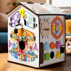 2Kids Toys Activity board Domeček bílý (9)