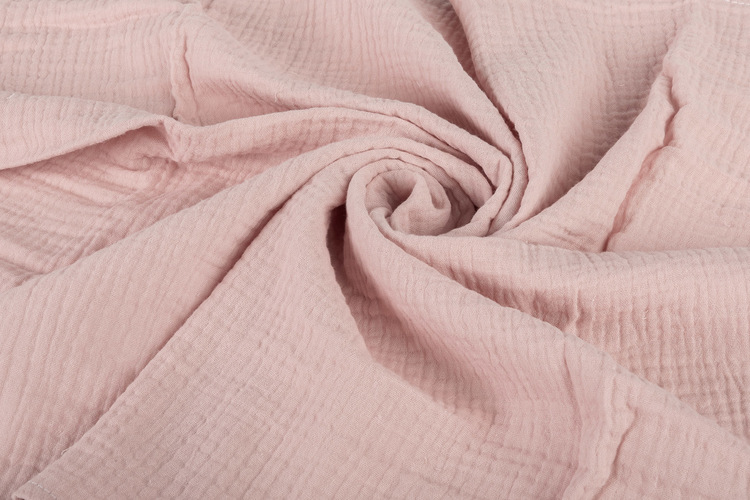 Mušelínové pleny krešované 60×75 cm Teddy Pink – sada 2 ks
