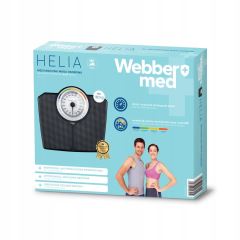 Klasická mechanická analogová koupelnová váha s BMI do 180 kg černá (3)