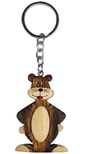 2Kids Toys Dřevěná klíčenka velká Tygr