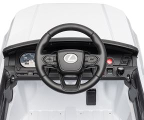 Elektrické autíčko Lexus GX550 SUV s dálkovým ovládáním, LED a Bluetooth, bílé (5)