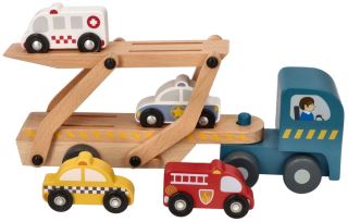 Přepravní transportér se 4 autíčky Adam Toys (2)