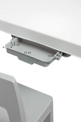 Sada dětského nábytku TOYZ MONTI 1+2, mátová/bílá (573618)