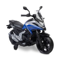Elektrická motorka Honda NC750X pro děti – LED, USB, 3-8 let, modrá, černá (2)