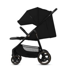 Sportovní kočárek Kinderkraft TRIG 3 – lehký skládací kočárek do 25 kg - černý (1)