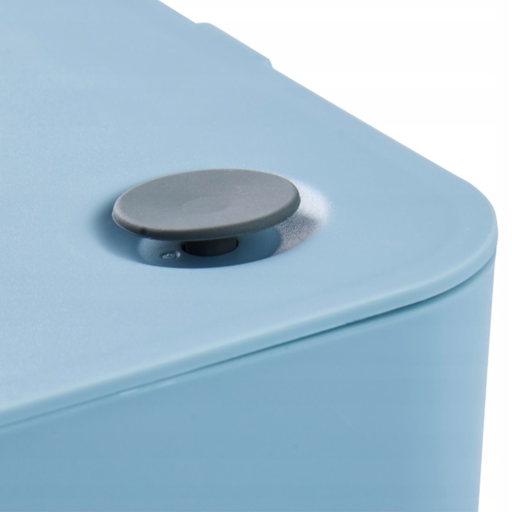 2x Svačinkový box Luna - 0,9 l, modrý