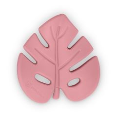 Silikonové kousátko List TAKE&MATCH – kousátko pro miminko - růžové Silikonové kousátko List TAKE&MATCH – kousátko pro miminko - růžové