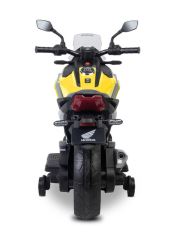 Elektrická motorka Honda NC750X pro děti – LED, USB, 3-8 let, žlutá, černá (5)