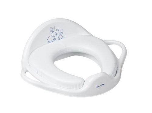 Tega Baby Adaptér, měkké treningové sedátko na WC Eco Bunny, bílé