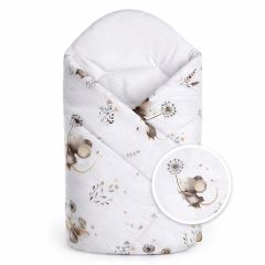 Zavinovačka pro miminko Klasik Malá myška, bílá/béžová