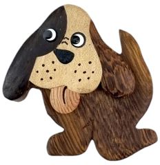 2Kids Toys Dřevěná magnetka velká Pes (3)
