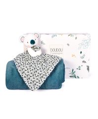 Doudou Dárková sada šťastná koala Yoca pléd a muchláček (4)