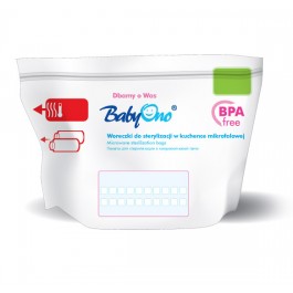 Výhodná sada - 3 x bal. Sáčky do mikrovlnné trouby k sterilizaci, BabyOno