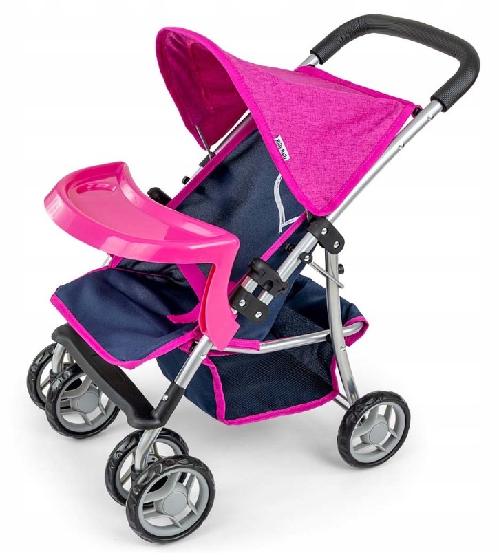 Sportovní kočárek pro panenky Milly Mally - Kate Prestige - navy