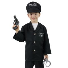 Dětský kostým policista s čepicí - český potisk (S) e-obal (519198)