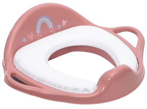 Tega Baby Adaptér, měkké treningové sedátko na WC Eco Duha, růžový