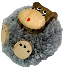 2Kids Toys Dřevěná magnetka velká pompon Hroch (2)