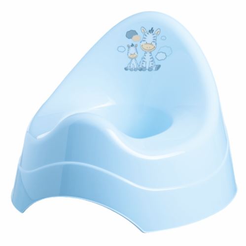 Dětský nočník Zebra – ergonomický nočník, modrý