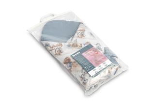 Zavinovačka pro miminko, mušelín, bavlna - Dráček modrý, jeans (569949)
