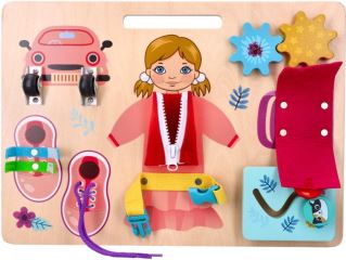 Montesori vzdělávací závěsná, naučná tabule - Anička, Adam Toys (1)