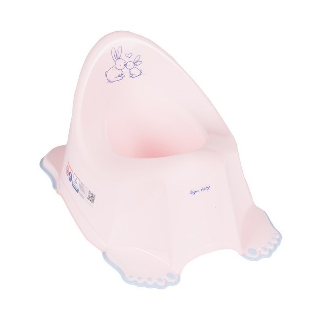 Tega Baby Nočník s protiskluzovou funkcí Eco Bunny - růžový