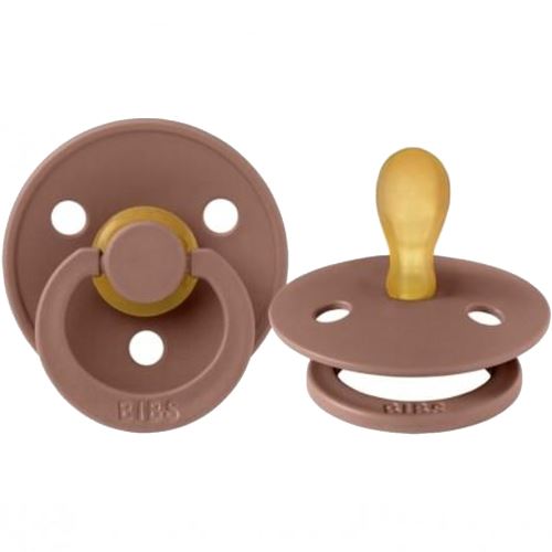 Kaučukový dudlík BIBS, 0-6 m, hnědý