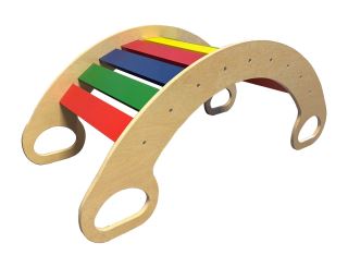 2Kids Toys Montessori duhová houpačka velká (1)