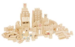 2Kids Toys Kostky přírodní XL 220 ks