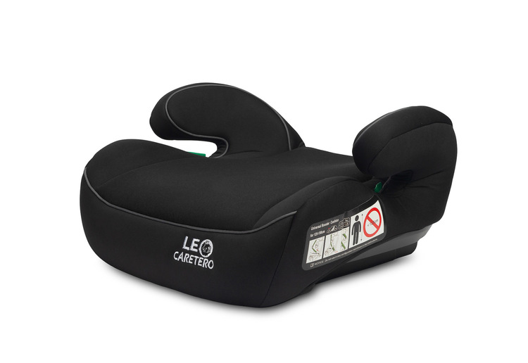 Autosedačka, podsedák LEO I-SIZE, černý, (125-150)