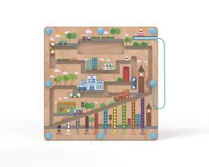 Edukační magnetická hrací deska City (2)