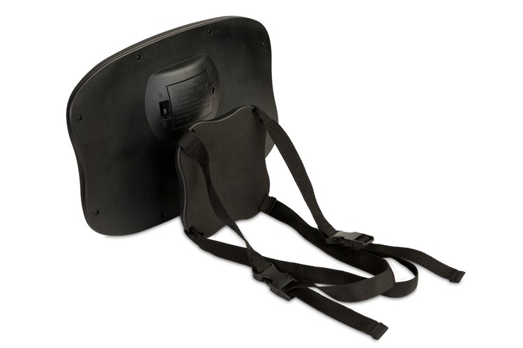 Zpětné zrcátko do auta s LED podsvícením - černé