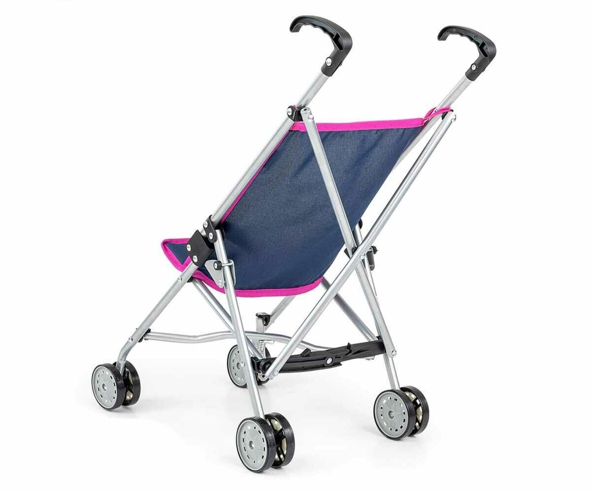 Golfový kočárek pro panenky Milly Mally Julia Prestige, navy/růžová