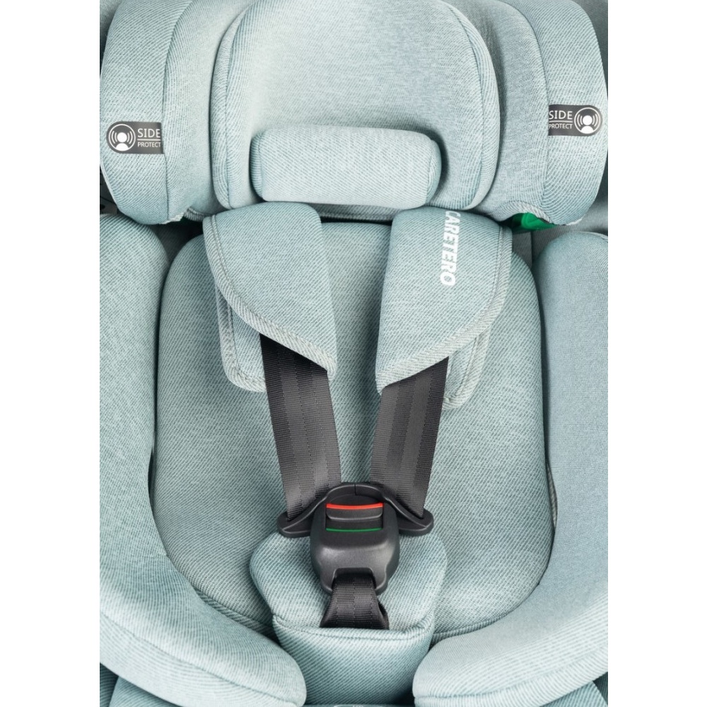 Autosedačka Lumi i-Size 40–150 cm, Isofix, 360°, růstová, od 0m+ do 12 let - zelená